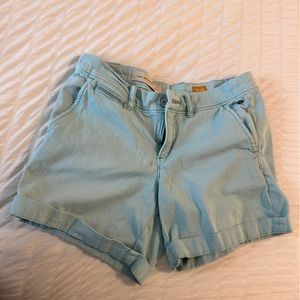 Anthropologie Mint Pilcro Hyphen Chino Shorts ✨